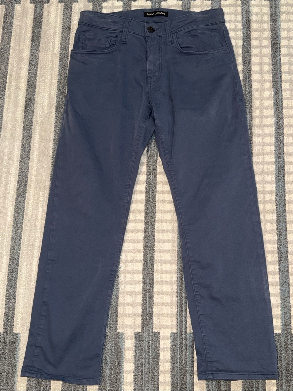 Mavi Men’s Zach Slim Straight Leg Jeans in Navy Blue 30x28 Stretch 5 Pocket